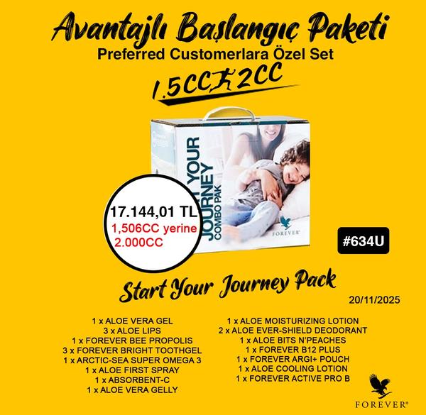 START YOUR JOURNEY PACK